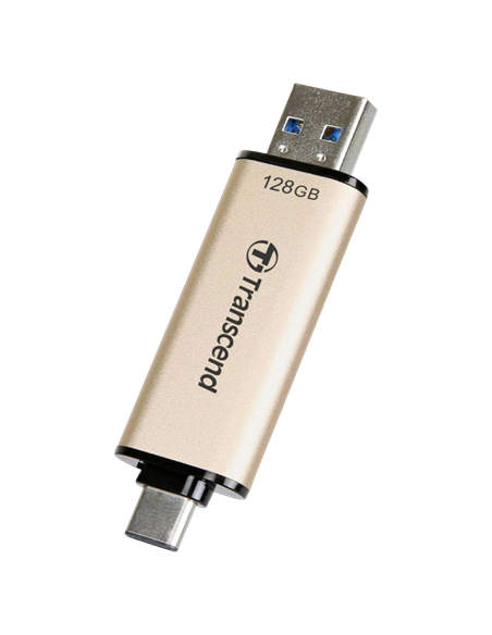 USB Flash накопитель Transcend JetFlash 930C, 128Гб, Золотистый
