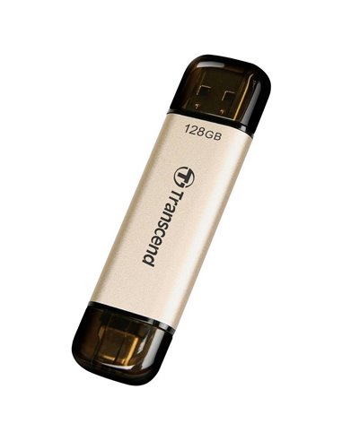 USB Flash накопитель Transcend JetFlash 930C, 128Гб, Золотистый