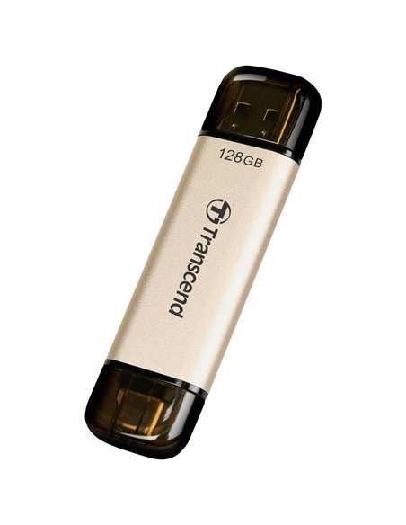 USB Flash накопитель Transcend JetFlash 930C, 128Гб, Золотистый
