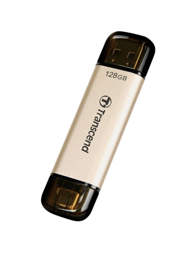 USB Flash накопитель Transcend JetFlash 930C, 128Гб, Золотистый