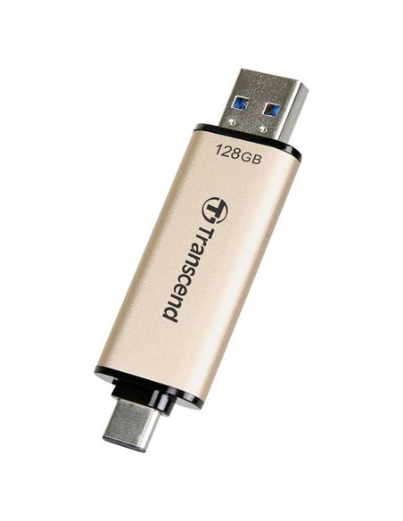 Memorie USB Transcend JetFlash 930C, 128GB, Auriu