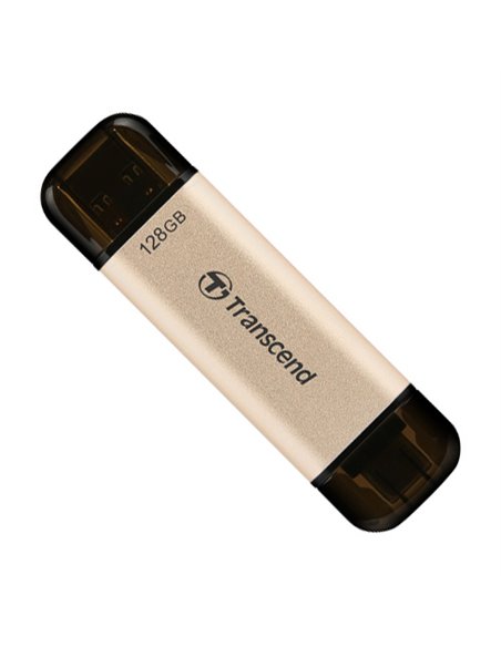 USB Flash накопитель Transcend JetFlash 930C, 128Гб, Золотистый
