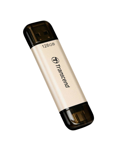 USB Flash накопитель Transcend JetFlash 930C, 128Гб, Золотистый