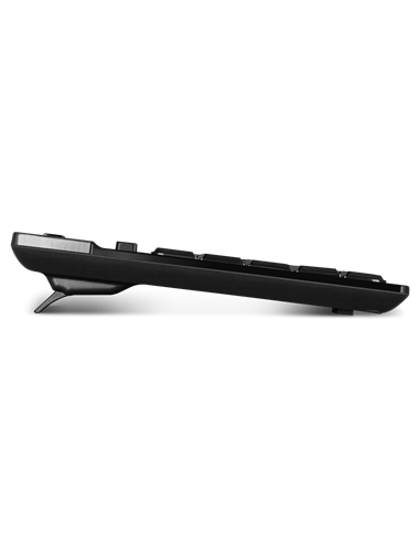 Клавиатура SVEN KB-E5500W, Беспроводное, Чёрный | Серебристый