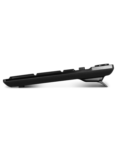 Клавиатура SVEN KB-E5500W, Беспроводное, Чёрный | Серебристый