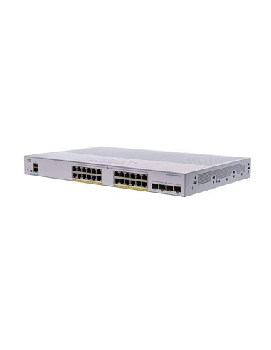 Сетевой коммутатор Cisco CBS350-24P-4X, 24x 10/100/1000 Мбит/с, 4x SFP+