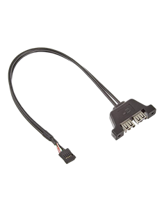 Кабель ASRock DESKMINI 2X USB 2.0, Черный
