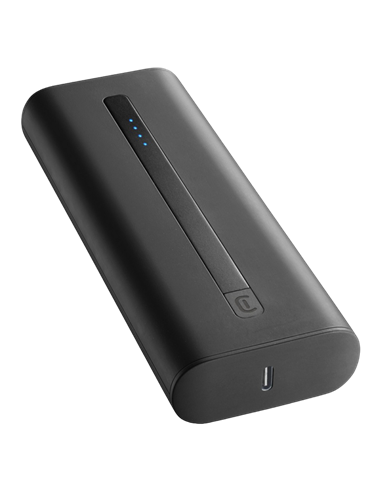 Портативное зарядное устройство Cellularline Thunder 20000, 20000мА·ч, Чёрный