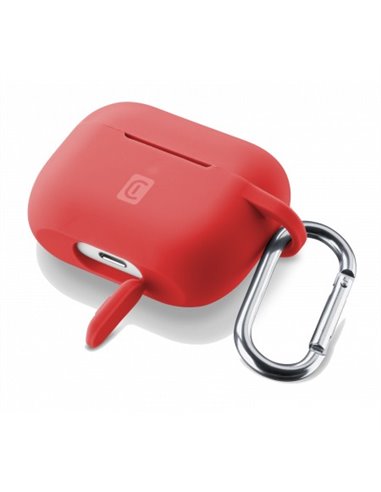 Husă pentru Airpods Cellularline Bounce - AirPods Pro, Roșu