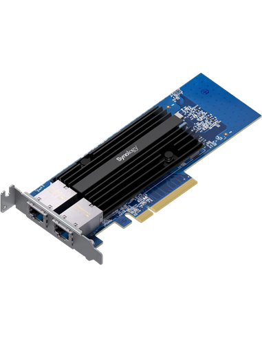 Adaptor de rețea SYNOLOGY E10G30-F2 + card suplimentar, Albastru