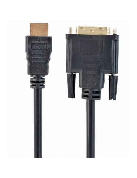 Cablu Video Cablexpert CC-HDMI-DVI-7.5MC, HDMI (M) - DVI-I (M), 7,5m, Negru