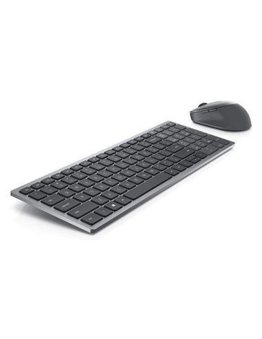 Set Tastatură + Mouse DELL KM7120W, Fără fir, Gri
