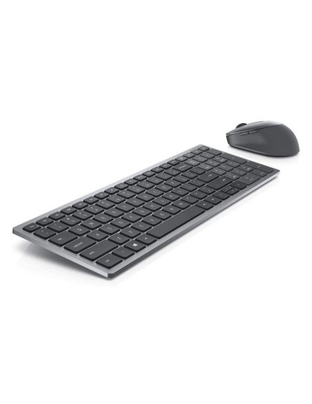 Клавиатура и мышь DELL KM7120W, Беспроводное, Серый