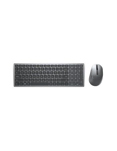 Клавиатура и мышь DELL KM7120W, Беспроводное, Серый