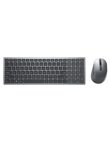 Set Tastatură + Mouse DELL KM7120W, Fără fir, Gri