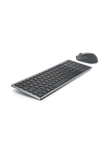 Set Tastatură + Mouse DELL KM7120W, Fără fir, Gri