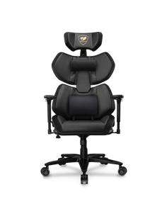 Scaun Gaming Cougar Terminator Elite, PU Piele, Negru | Auriu