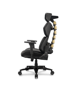 Scaun Gaming Cougar Terminator Elite, PU Piele, Negru | Auriu 2