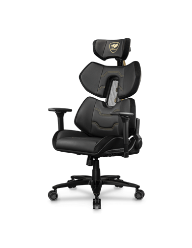 Scaun Gaming Cougar Terminator Elite, PU Piele, Negru | Auriu