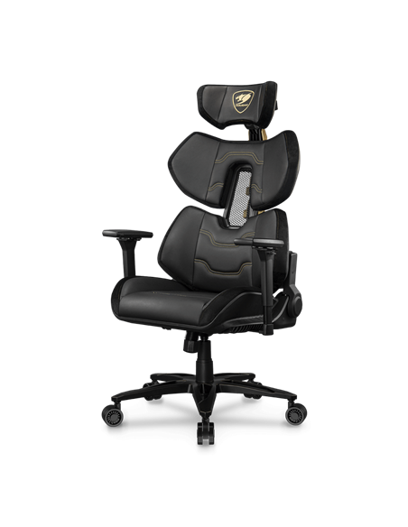 Scaun Gaming Cougar Terminator Elite, PU Piele, Negru | Auriu