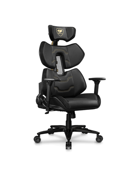 Scaun Gaming Cougar Terminator Elite, PU Piele, Negru | Auriu