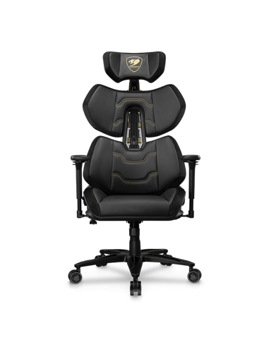 Scaun Gaming Cougar Terminator Elite, PU Piele, Negru | Auriu