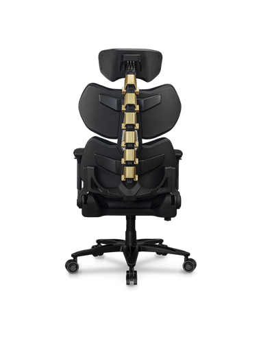Scaun Gaming Cougar Terminator Elite, PU Piele, Negru | Auriu