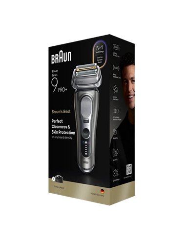 Aparat de ras electric Braun Series 9 Pro+ 9615s, Argintiu