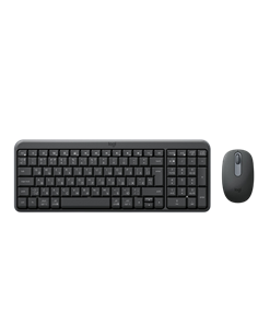 Клавиатура и мышь Logitech MK250, Беспроводное, Чёрный