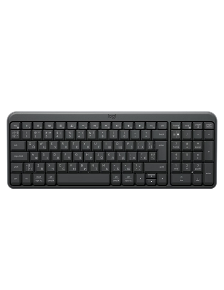 Клавиатура и мышь Logitech MK250, Беспроводное, Чёрный