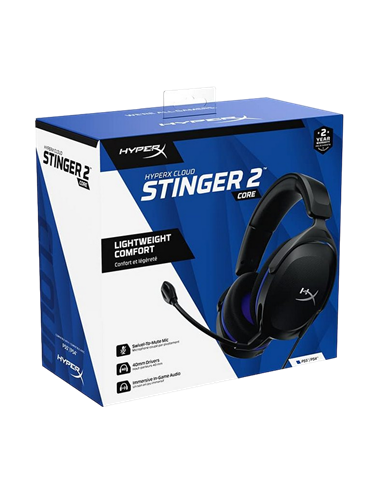 Игровая Гарнитура HyperX Cloud Stinger 2 Core, Проводной аналоговый, Чёрный