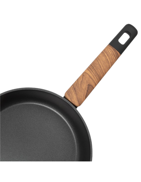 Tigaie RESTO 93183, 24cm, Negru
