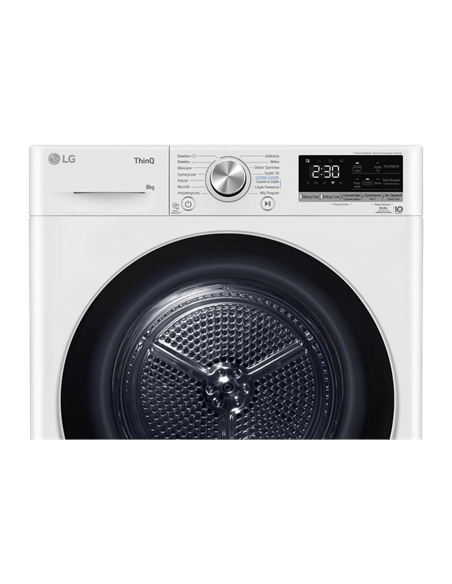 Uscător de rufe LG RH80V9AV3N, 8kg, Alb