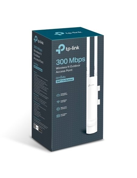 Punct de acces exterior TP-LINK EAP110-Outdoor, 300 Mbps, Alb