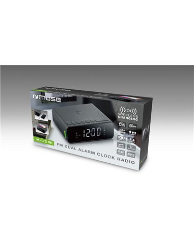 Radio portabil MUSE M-175 WI, Negru