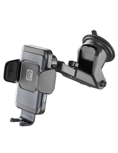 Автомобильный держатель Cellularline Hug Dual Pro 15W, Чёрный
