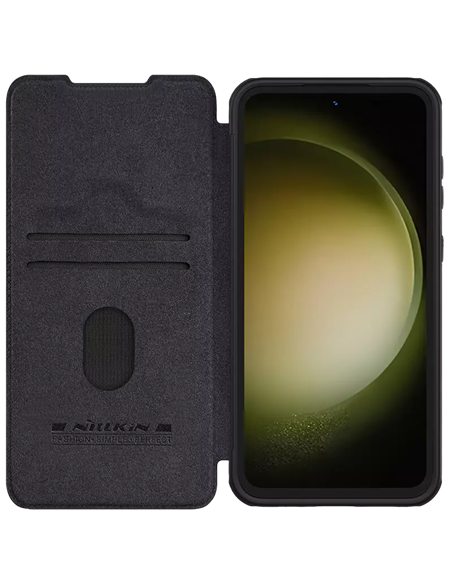 Чехол книжка Nillkin Samsung Galaxy S23 FE Qin Pro, Чёрный