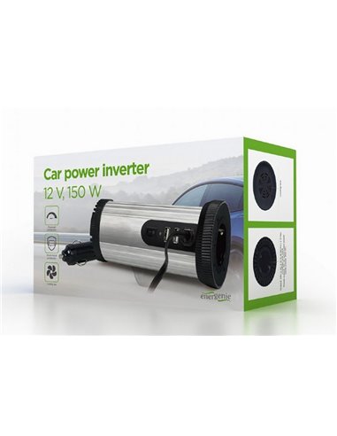 Автомобильный инвертор Energenie EG-PWC150-01, 150Вт, Серебристый