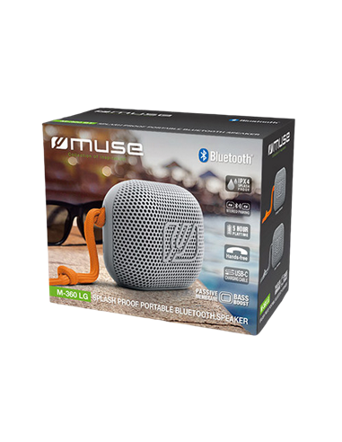 Портативная колонка MUSE M-360 LG, Серый