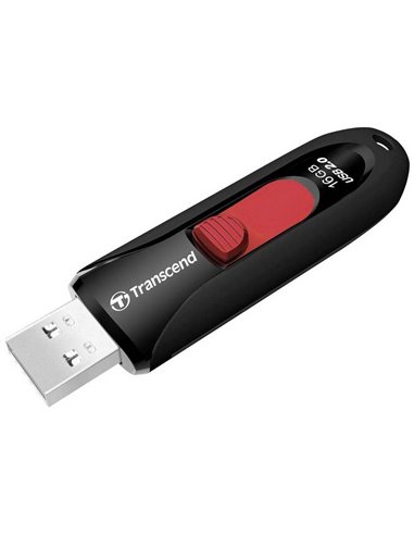 USB Flash накопитель Transcend JetFlash 590, 16Гб, Чёрный