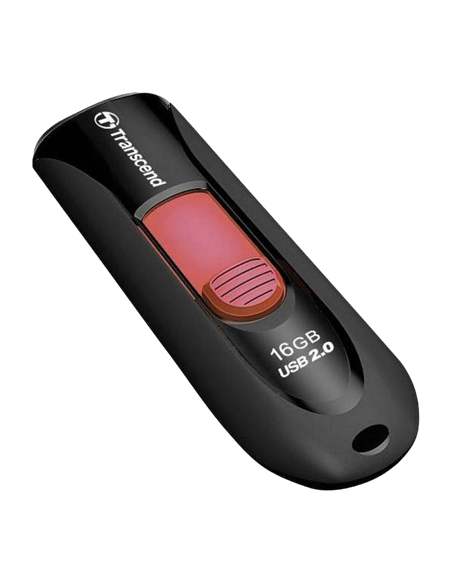 USB Flash накопитель Transcend JetFlash 590, 16Гб, Чёрный