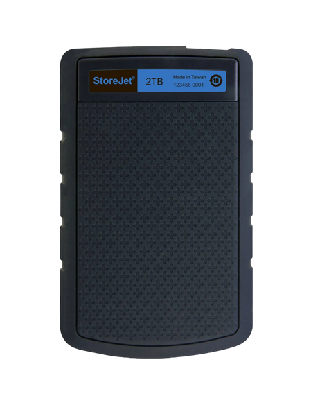 Внешний портативный жесткий диск Transcend StoreJet 25H3B, 2 ТБ, Морской Синий (TS2TSJ25H3B)