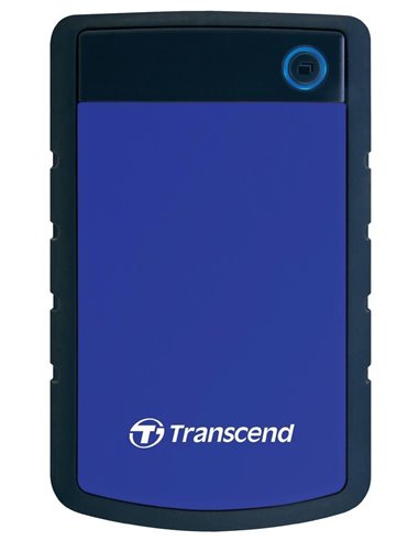 Внешний портативный жесткий диск Transcend StoreJet 25H3B, 2 ТБ, Морской Синий (TS2TSJ25H3B)