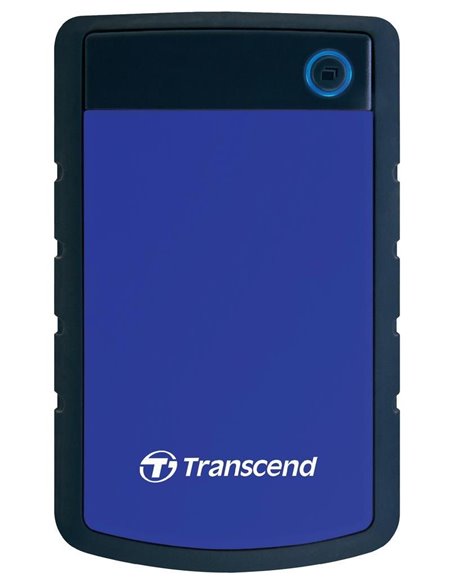 Внешний портативный жесткий диск Transcend StoreJet 25H3B, 2 ТБ, Морской Синий (TS2TSJ25H3B)