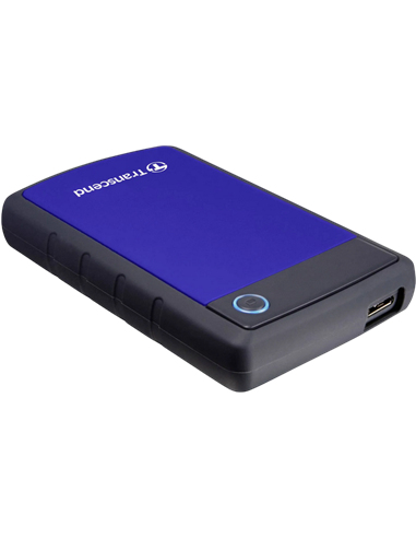 Внешний портативный жесткий диск Transcend StoreJet 25H3B, 2 ТБ, Морской Синий (TS2TSJ25H3B)