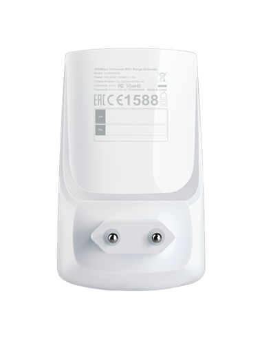 Усилитель Wi‑Fi сигнала TP-LINK TL-WA854RE, 300 Мбит/с, Белый