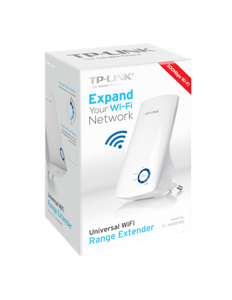 Усилитель Wi‑Fi сигнала TP-LINK TL-WA854RE, 300 Мбит/с, Белый