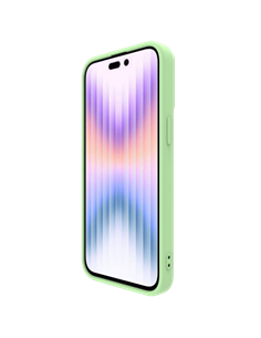 Husă Nillkin iPhone 15 Pro, CamShield Silky Silicone, Mint Green 2