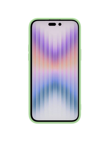 Husă Nillkin iPhone 15 Pro, CamShield Silky Silicone, Mint Green