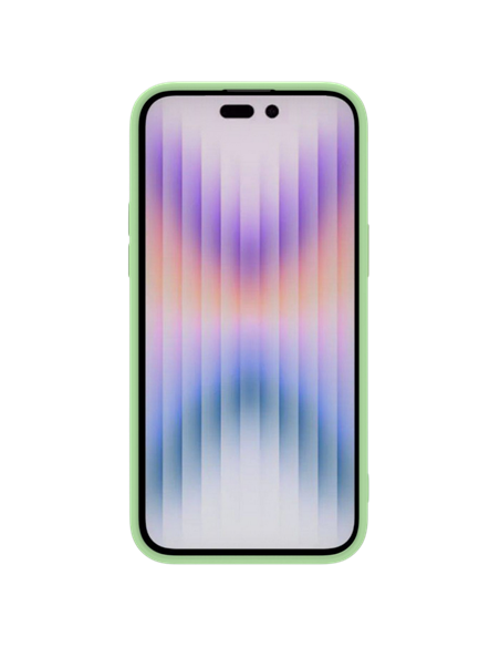 Husă Nillkin iPhone 15 Pro, CamShield Silky Silicone, Mint Green